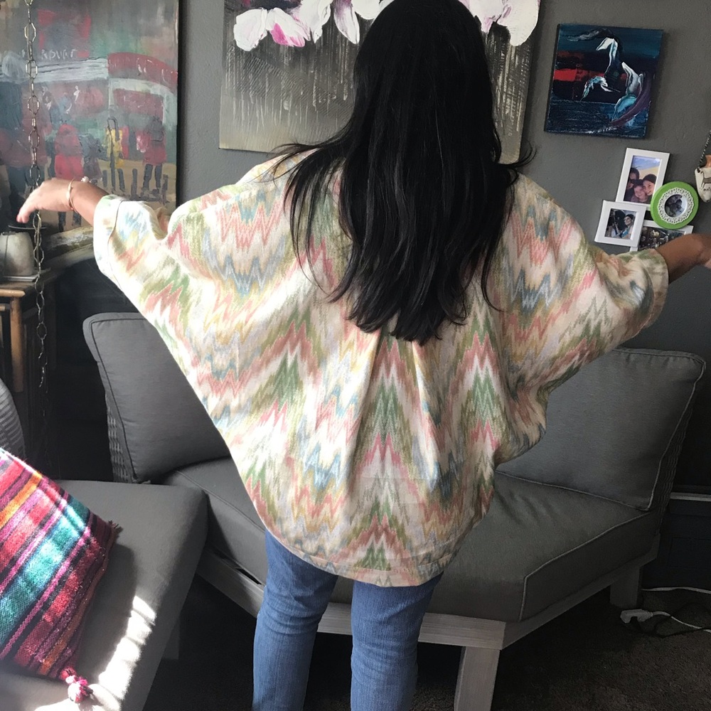 Linen one size kimono